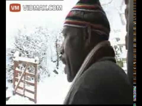 African man sees snow for the very first time