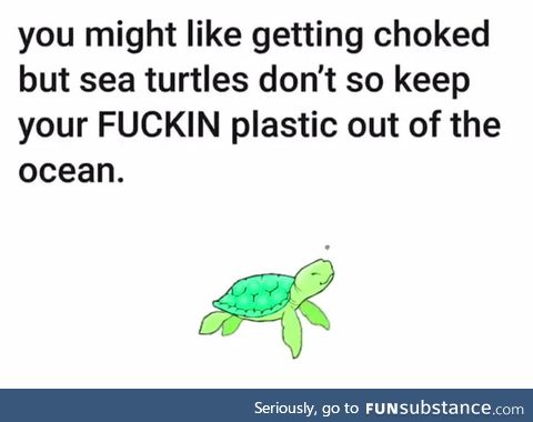 Keep your plastic out of the ocean