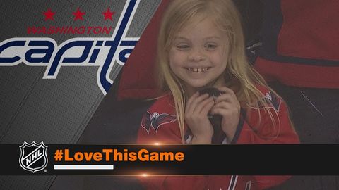 Little girl on an emotional roller-coaster at an NHL game last night will melt your heart