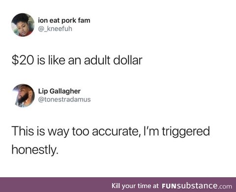 Adult dollar