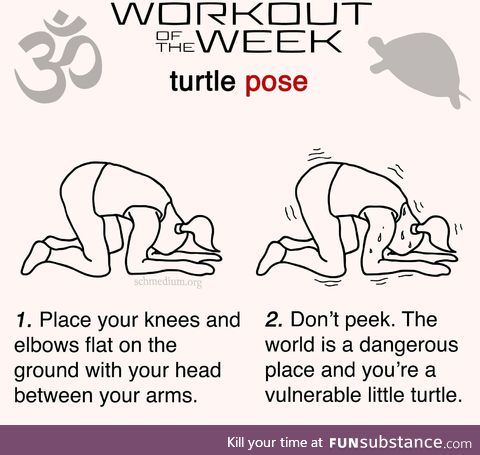 Turtle pose