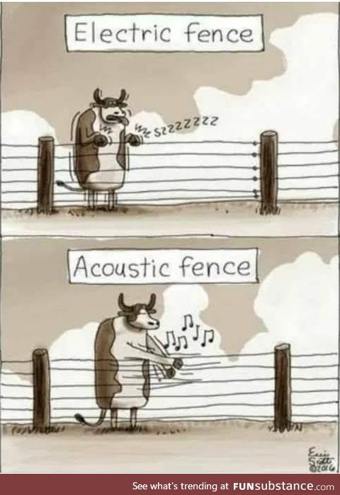 Acoustic fence