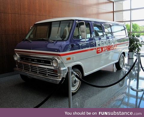 This is FedEX's first ever delivery van