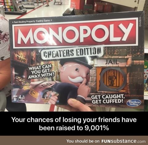 Monopoly cheater's edition