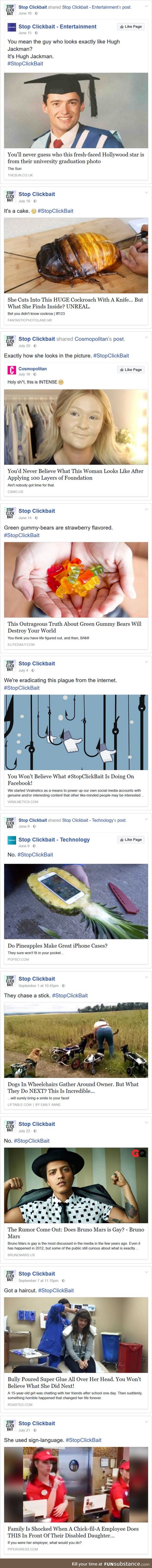 #StopClickBait is doing God's Work