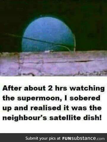 After 2hrs of watching the supermoon