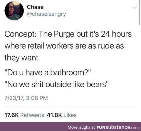 The Purge: Walmart edition