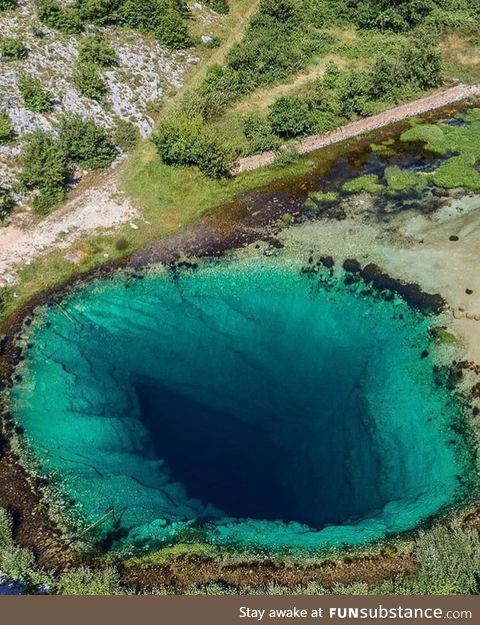 Source of Cetina river in Croatia