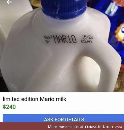 Mario milk