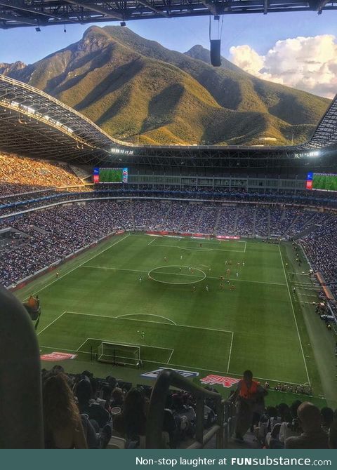 Monterrey stadium. Mexico