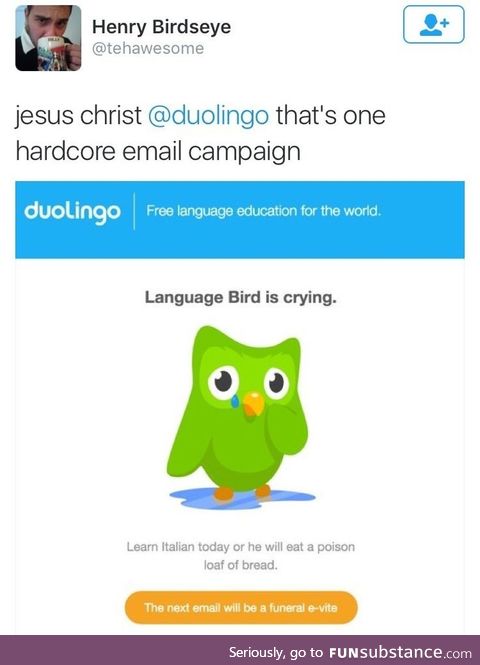 RIP Duolingo Owl