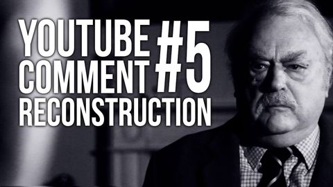 Two mature male actors re-enact Youtube comment arguments in an epic short film