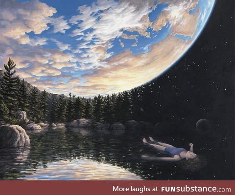 A Rob Gonsalves painting