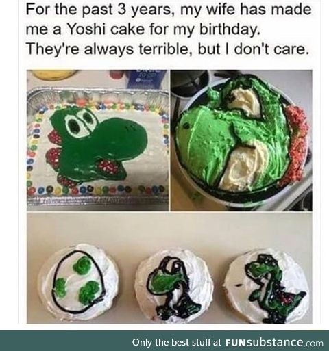 Yoshi cake