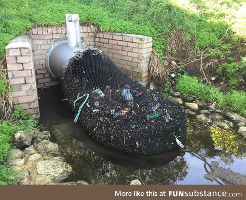 How to collect trash from sewer