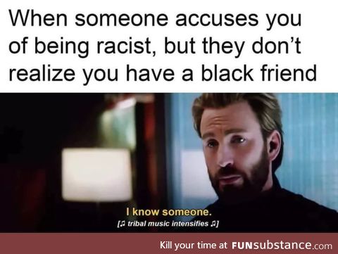 No racism here