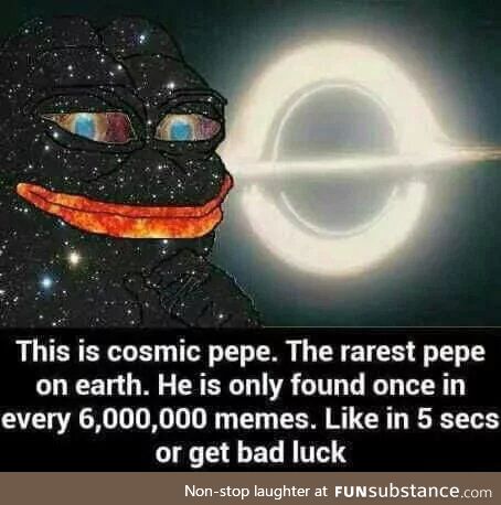 Trump liked this Cosmic Pepe