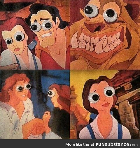 Googly eyes sure do amplify character expressions