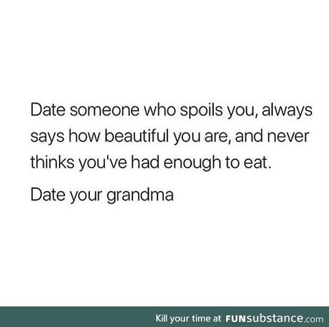 Date your grandma
