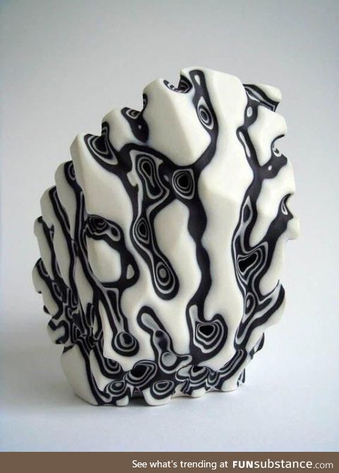 Sandblasted porcelain