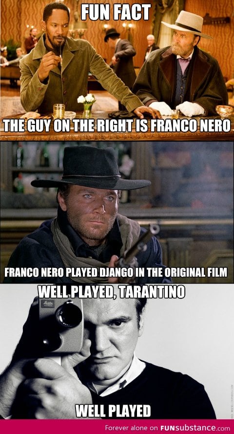 Fun fact about django unchained