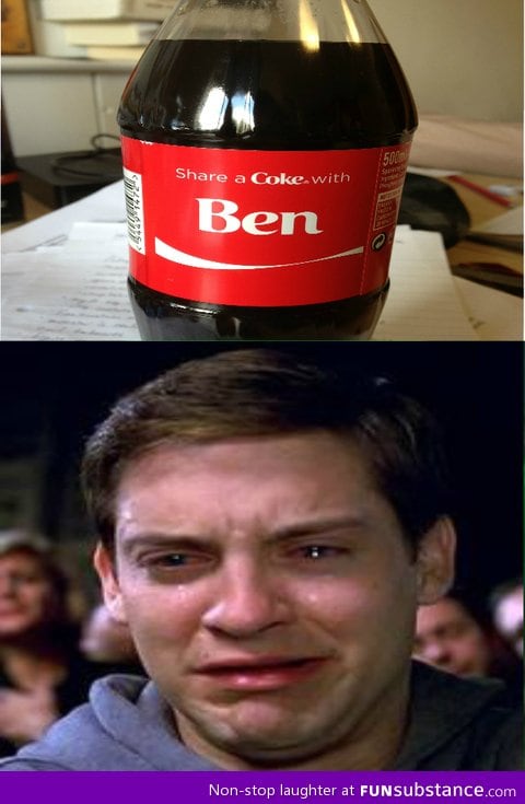 Ben wants a coke