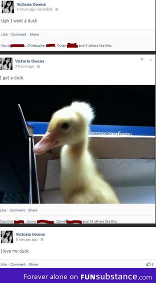 I want a duck