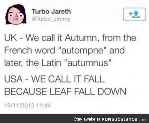 Why Fall is Fall