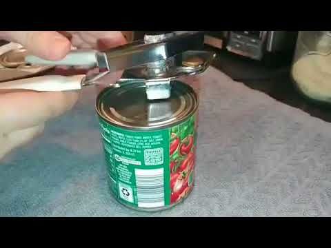 The proper way to use the Can Opener! You have been using the can opener all wrong!