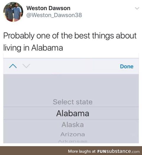 A is for Alabama
