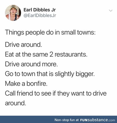 Small town stuff