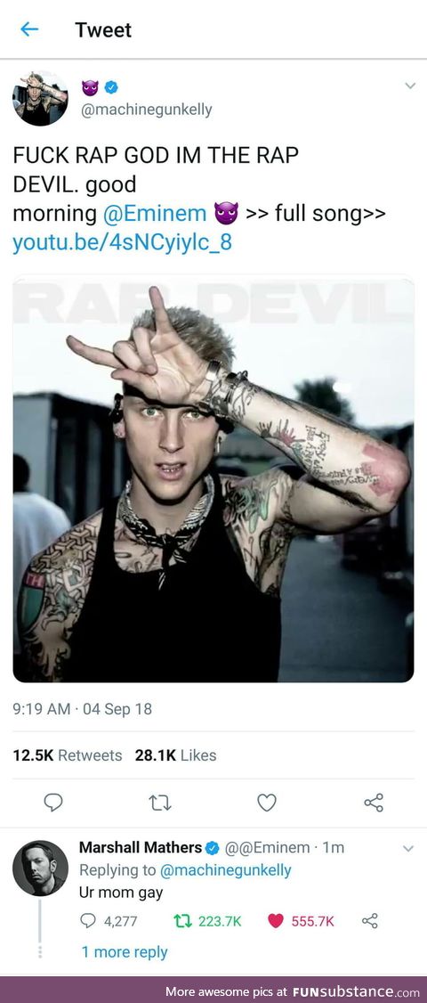 Eminem's brutal response to MGK's diss