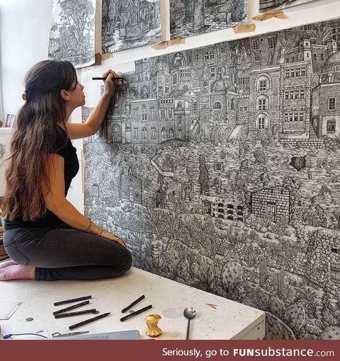 An artist and her passion