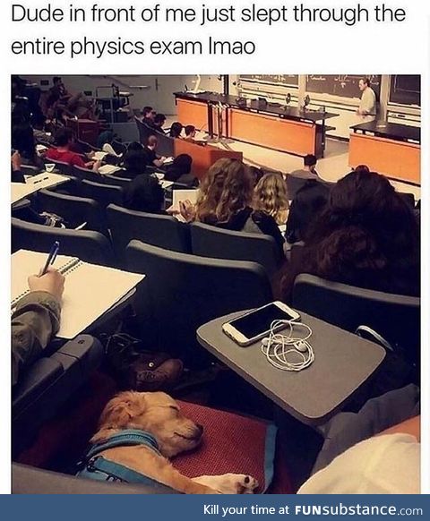 Sleepy student