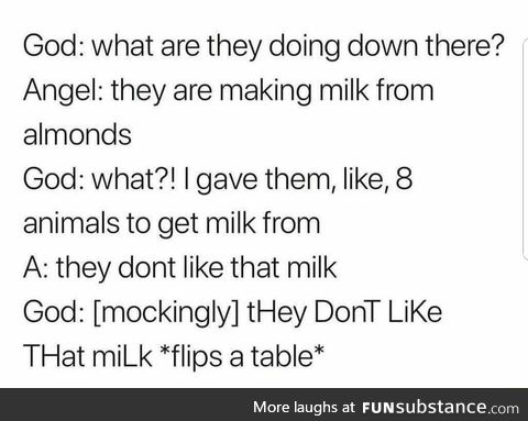 Why not just drink milk