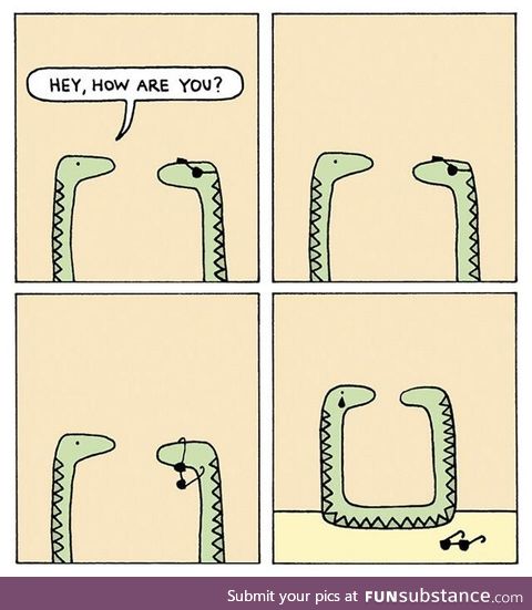 Sad snake is sad