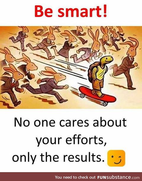 Without efforts you can not get results