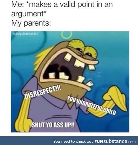 Arguing with parents