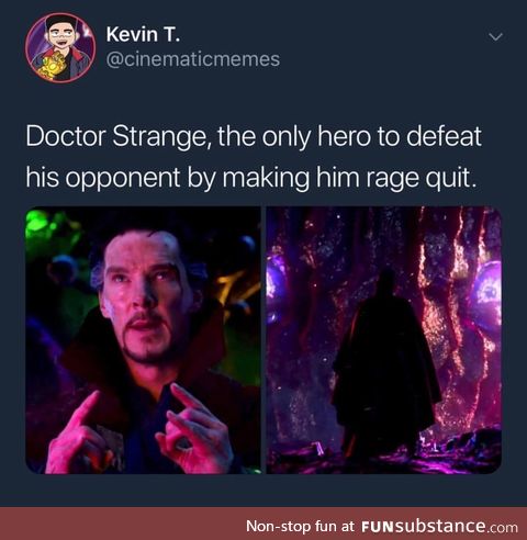 Doctor Strange would make a good gamer