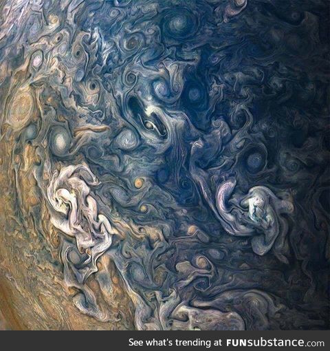 Jupiter as seen from Mission Juno