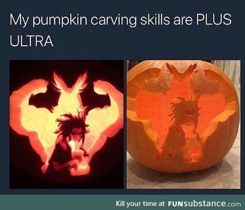 Insane pumpkin carving skills