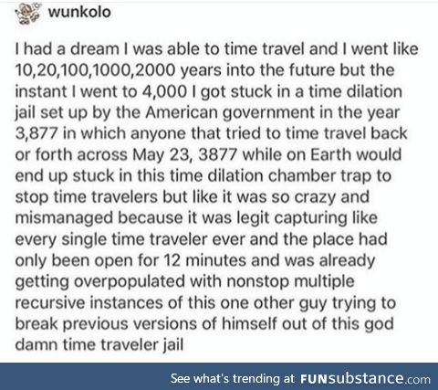 Time travel problems you probably wouldn't understand