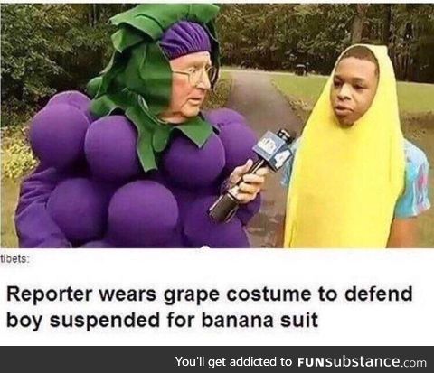 Not all heroes wear grapes