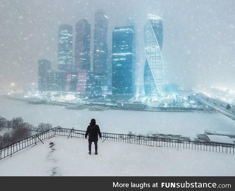 Winter in moscow