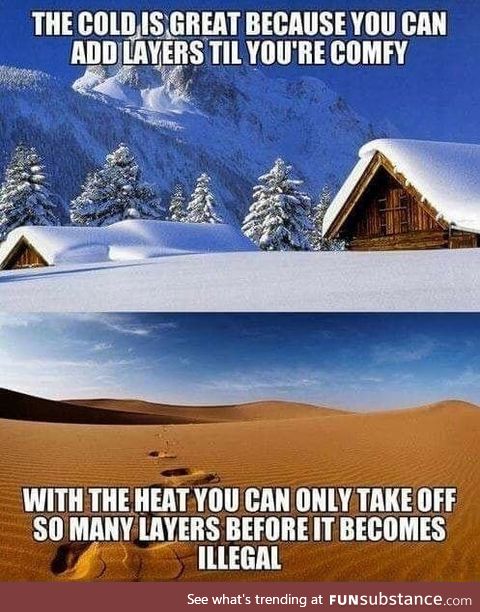 Cold vs warm