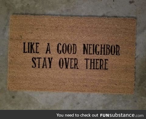 Like a good neighbor