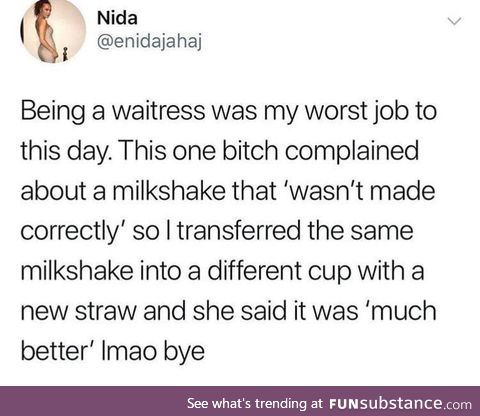 Being a waitress