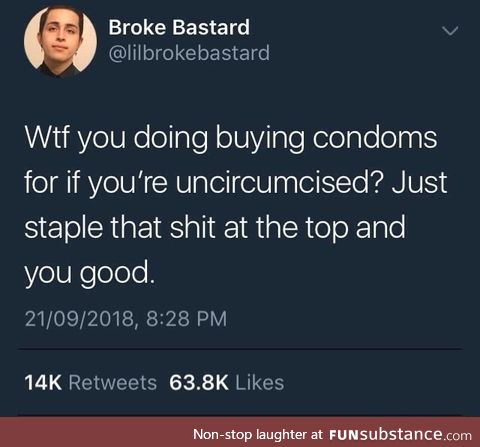No need for condoms