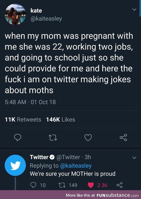 Can we end the moth meme