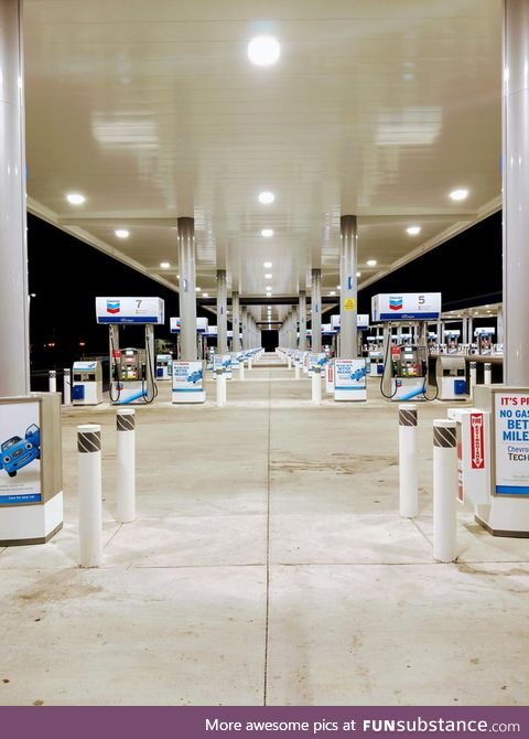 Largest Chevron gas station in the world